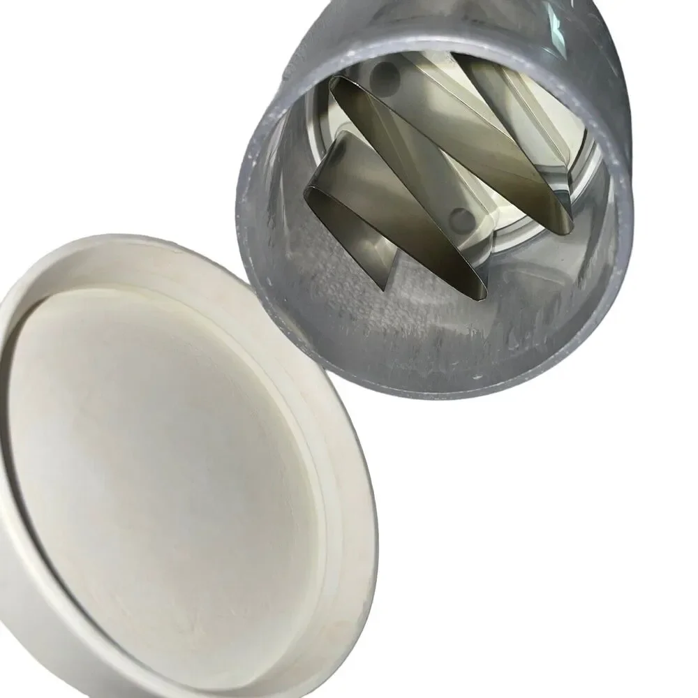 Pampered Chef Food Chopper 2585 Manual Processor Rotating Blades Cover Stainless